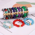 Europe & America Fashion Stretchy Natural Stone Rings  4mm Natural Green Stone Rings