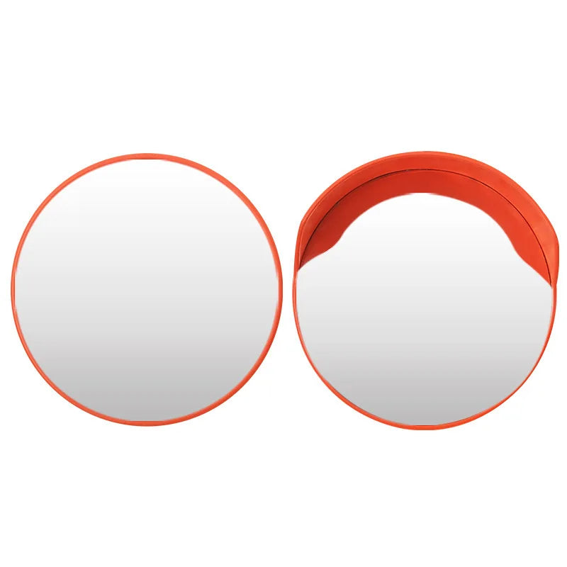 32 Inches 80cm Polycarbonate Reflective PC Outdoor Traffic Road Safety Intersection Round Convex Mirrors for Parking Wholesale