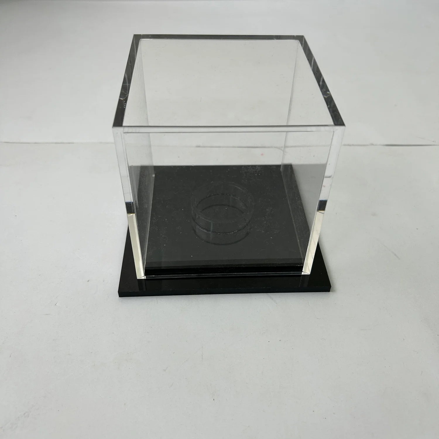Autograph Collector Display Case for Baseball Tennis Clear Acrylic Shadow Box Removable Stand Plexiglass Display Racks