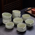 Custom Ceramic Matcha Bowl with Spout Matcha Green Tea Whisk Tea Ceremony Handcrafted Vintage Matcha Tea Bowl for Drinking