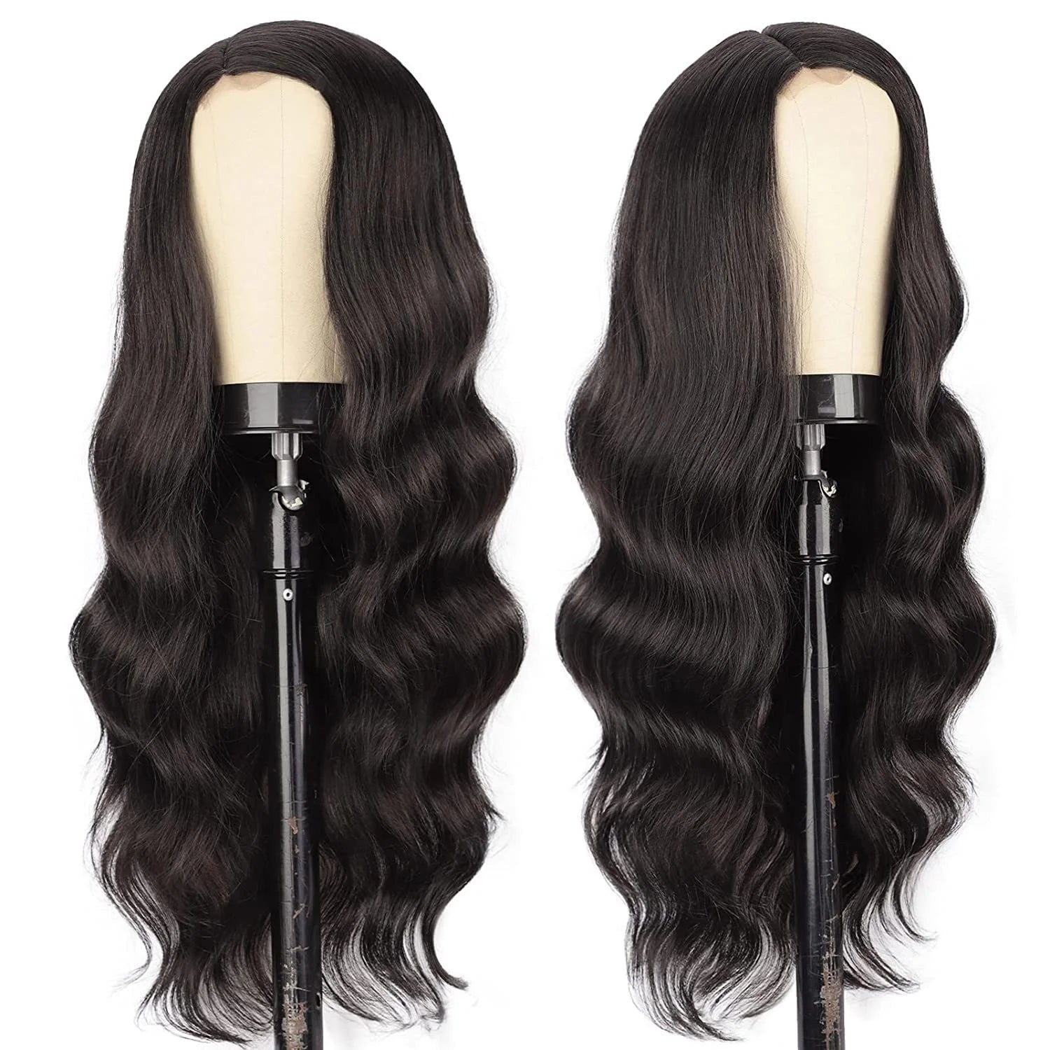 Side Divide Long Body Wavy Wig Synthetic Wig Front Lace Wig WL03 Hot Sale Chemical Fiber Small Front Lace Suitable for Women