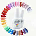 Wholesale 15 ML UV Nail Gels Manicure Salon High Pigment Nail Art Gel Polish HEMA TPO Free Vegan Lamp Cured French Style for DIY