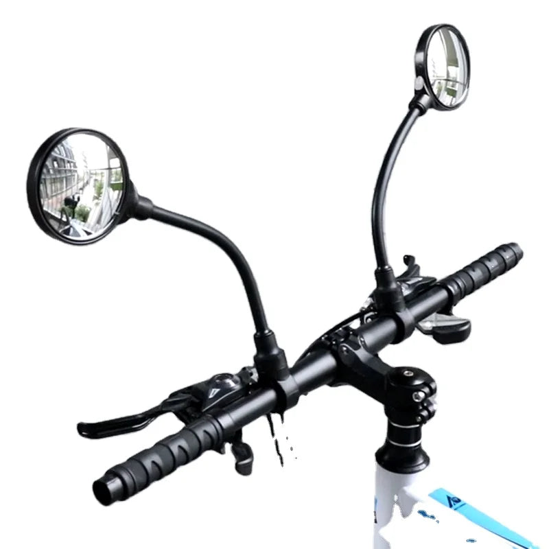 360 Degree 360 Mountain Road Bike Bendable Hose Rearview Handlebar Mirrors Long Bicycle Rear View Mirror