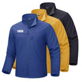 Custom LOGO Winter Windproof Tactical Wind Breaker Jacket for Men Men's Fleece Jacket Fashion Hiking Fishing Coat