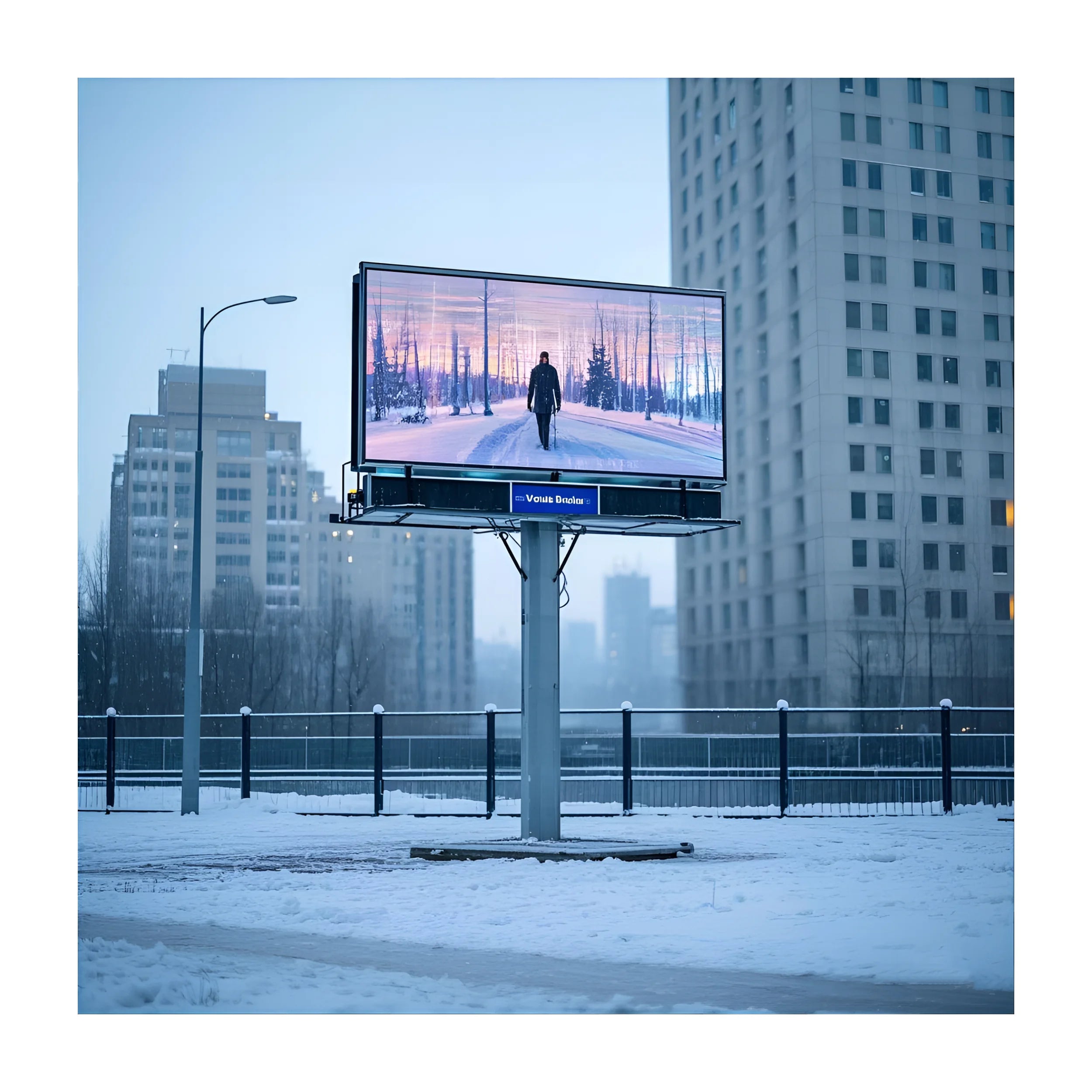 RAYBO Outdoor Fixed HD LED Display Screen P6 P8 P10 Digital Signage Waterproof Advertising Video Wall LED Display