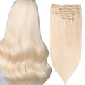 100% Russian Human Remy Hair Clip Ins Wholesale Invisible Seamless Clip in Hair Extension Human Hair