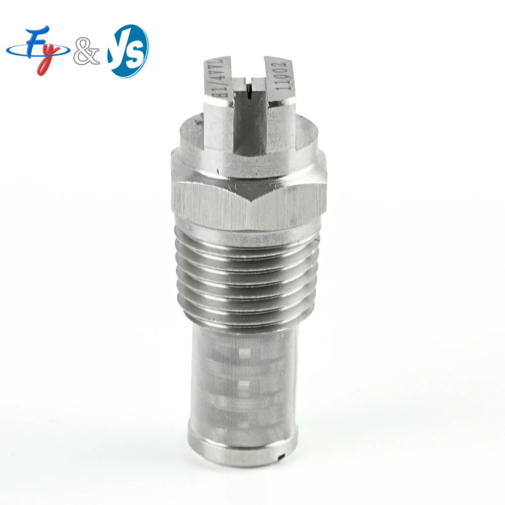 YS HVV-L Stainless Steel V Flat Fan Spray Nozzle  Stainless Steel Flat Fan Spray Nozzle with Filter  Flat Fan