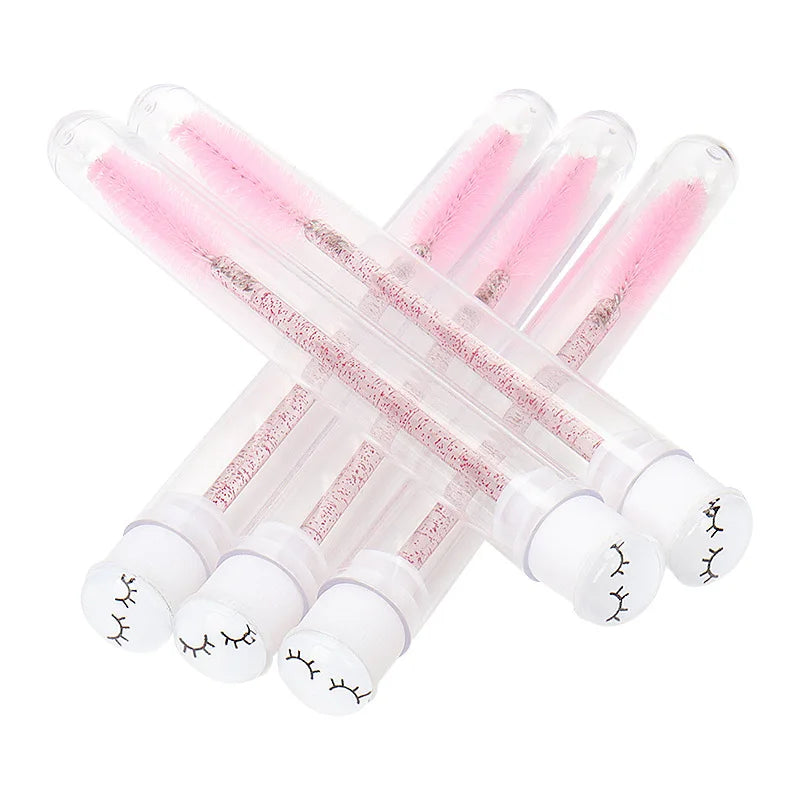 Disposable Eyelash Brush Eyebrow Roll Lash Lift Mascara Brush Eyelash Wand Stick Micro Swabs Lash