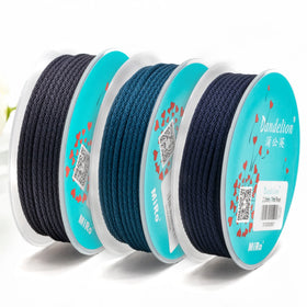 2mm 100% Polyester Cord Jewelry Accessories Braided Cords for Bracelet Necklace Making Rope