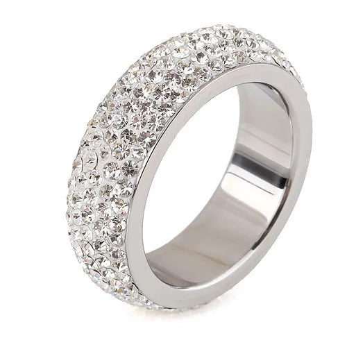 2022 Newest Custom Moissanite Titanium Steel Men Rings Diamond Engagement Ring Jewelry Women