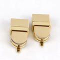 Meetee BF189 DIY Handbag Purse Hardware Clasps Closure Bags Replace Accessories Alloy Bag Lock Clasp Twist Turn Locks Buckles