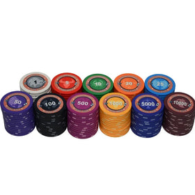 Customized Cheap 10g EPT Simple Stripe Anti-counterfeiting Goodeasy Casino Ceramic Poker Chips