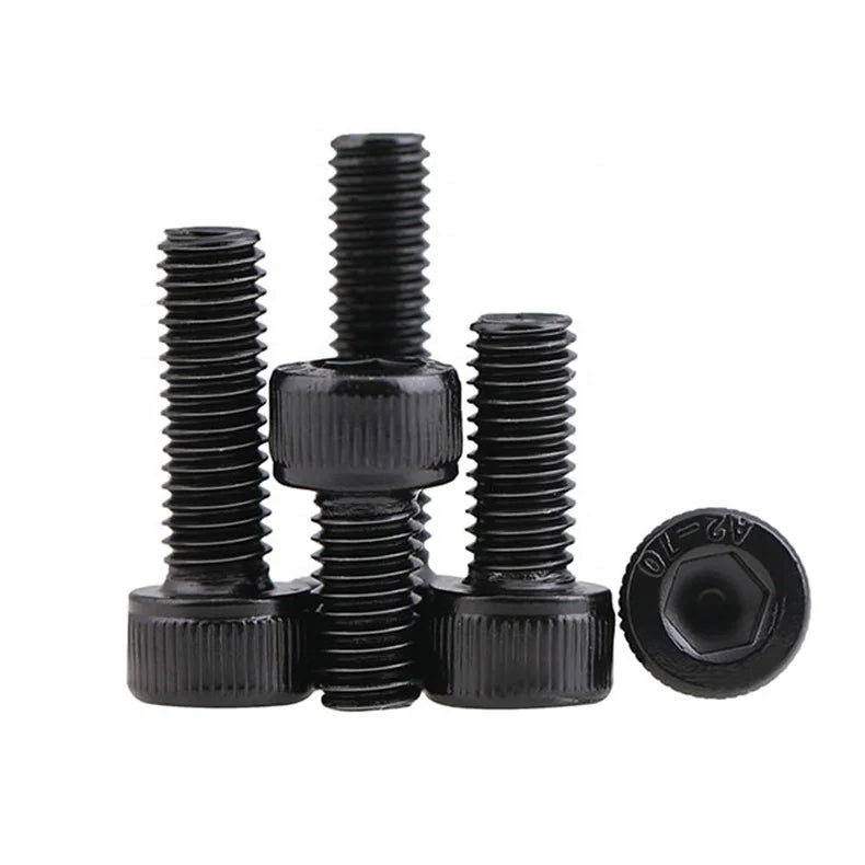 DIN912 Allen Screw M6 40mm Black SUS304 Hexagon Socket Oxide Cylinder Allen Head Bolts