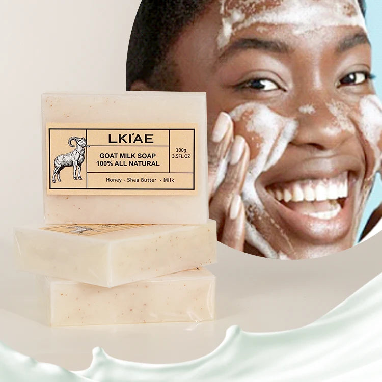 OEM Original Goat Milk Shea Butter White Glycerin Soap Base Moisturizing Whitening Handmade Toilet Bath Soap