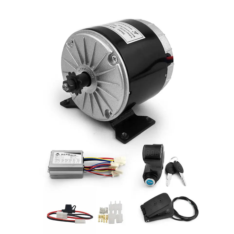 Diy 24V 36V 350W Electric Small Karting Scooter Brushed Motor Conversion Kit