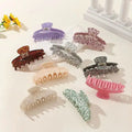 Large Size 10.5cm Acetate Hair Claw Clip Barrette 10 Color Stock for Women and Girls Hair Accessories Ponytail Holder