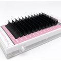 Qeelasee Customizable Eyelash Extensions Super Soft Synthetic and Mink Hair 10mm Ellipse Flat Lashes Create Your Own Brand