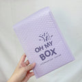 Jewelry Custom Color Logo Print Envelopes Poly Bubble Bag Waterproof Mail Bag White Black Color Manufacturer