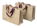 Custom Logo Paperboard Shopping Bags for Clothing Perfume Grocery-Craft Packaging Offset Printing Recycled Materials Custom