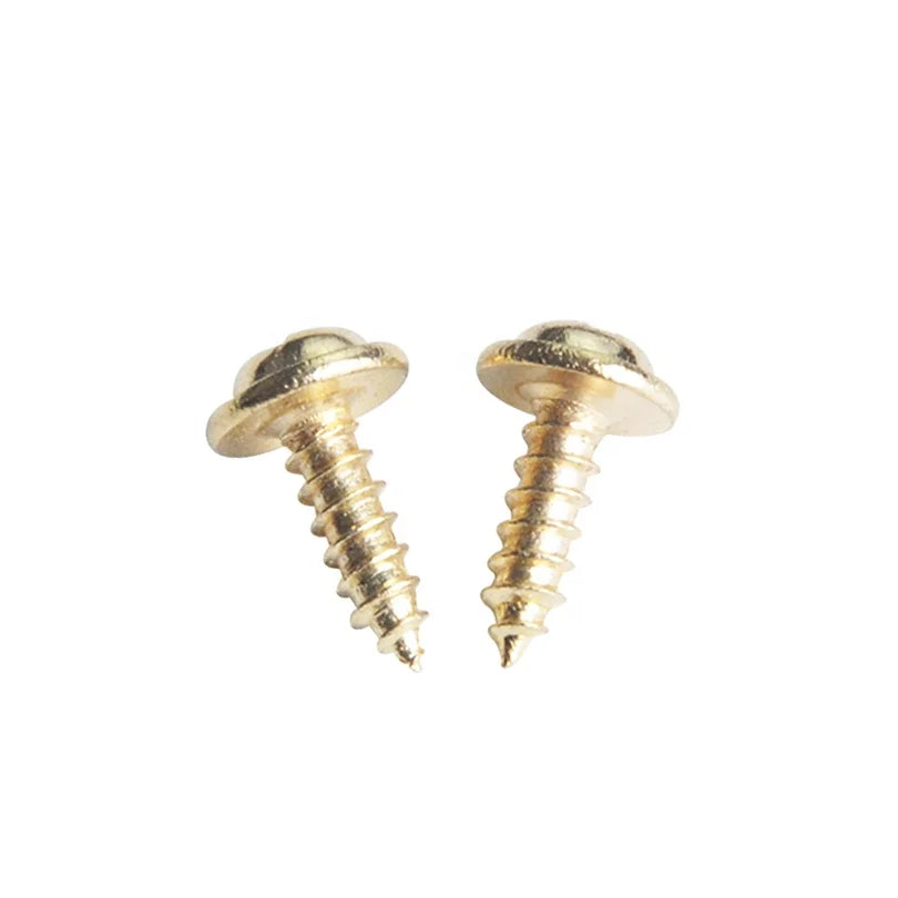 Golden Cross Head Tapping Screw Iron Zinc Plated Photo Frame Backboard Accessories Bag Sample Available TAIYAN TS-K295 3*8*12mm