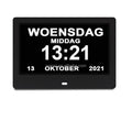 Wholesale Auto Dimming Large Letter 7Inch Dementia Digital Day Clock for Elderly With Medication Reminder