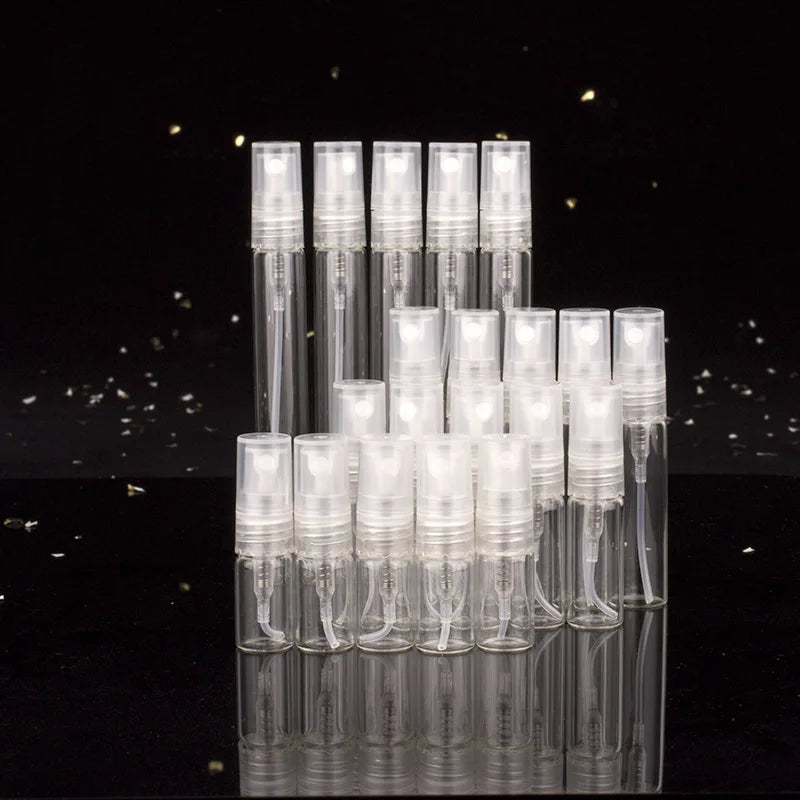 2ml 3ml 5ml 10ml Good Price Low MOQ in Stock Custom logo clear Glass Glass Mini Perfume Spray Sample Perfume Vial