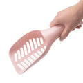 Plastic Sky Blue & Pink Classic Cleaning Cat Litter Scoop Shovel for Pet Toilet