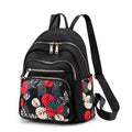 Travel Backpack Anti Theft Trendy Fashion Bag Waterproof Oxford Flower Embroidery Bagback College Girls