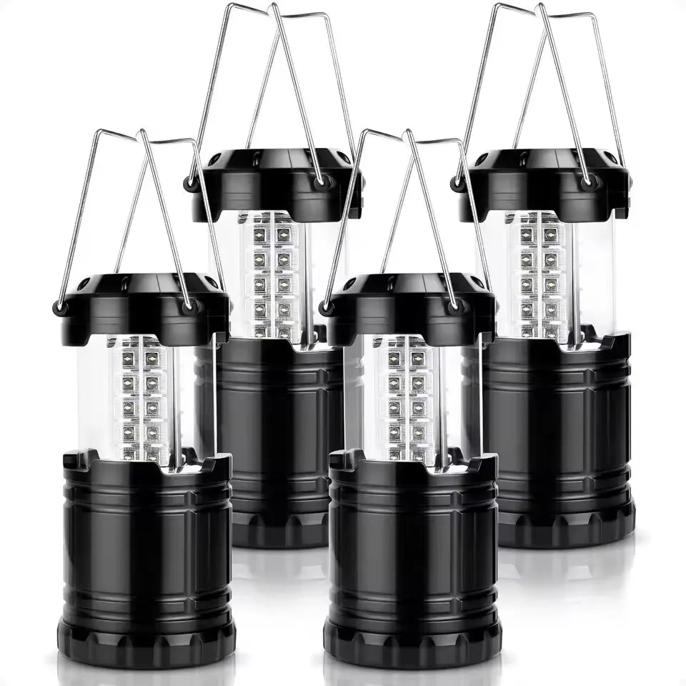 Cheap 30 LED Camping Lantern Mini Hanging Tent Flashlight with AA Battery Waterproof Outdoor Handle ABS Body for Garden Use