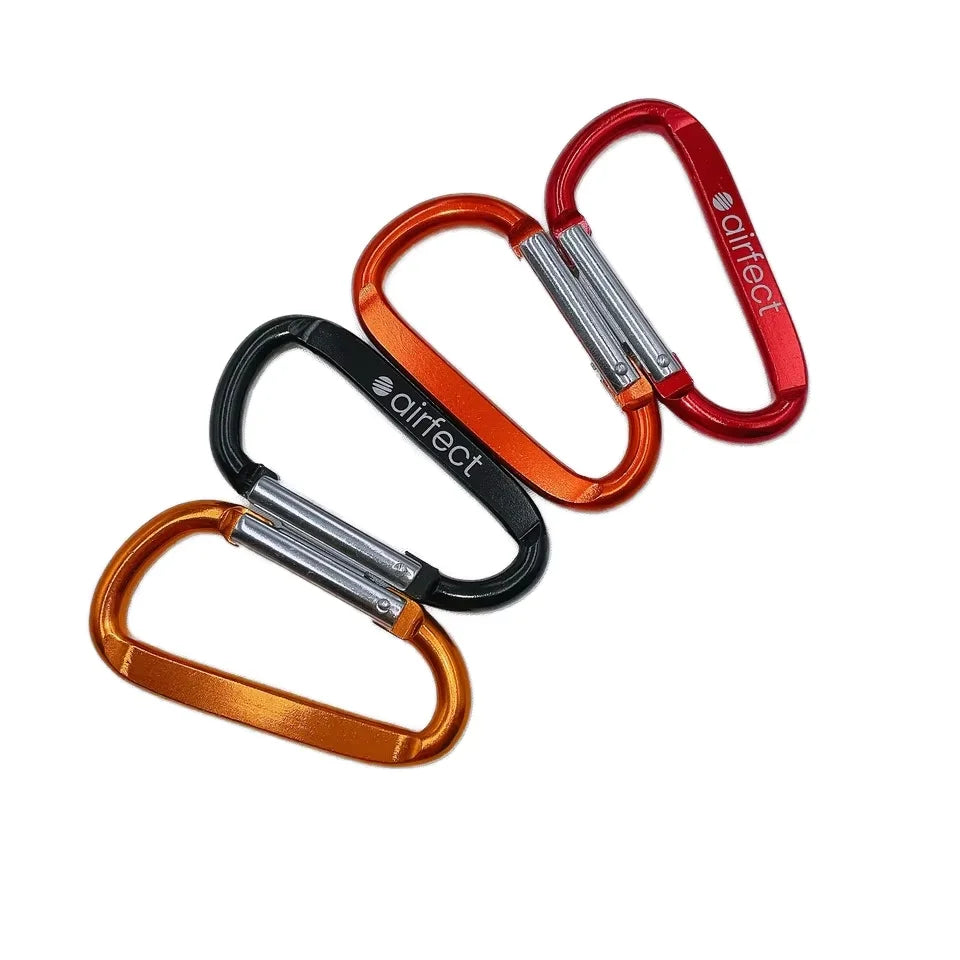 Colorful Lightweight D-Shape Aluminum Carabiners Military D-Ring Tactical Carabiner