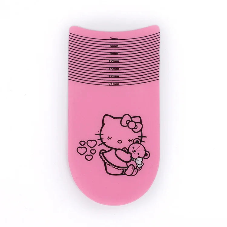 Custom Logo Eyelash Measuring Ruler PVC Eyelash Applicator Support Tool & Beauty Storage Solution Paper Material Packaged Boxes