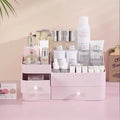 Office & Cosmetic Storage Organizer Plastic Rectangle Boxes with Drawer Multifunctional