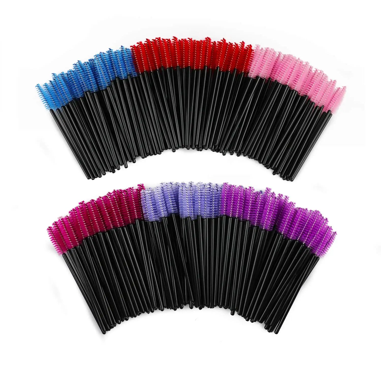 Black Handle Solid Eyelash Brush Makeup Brush Disposable Mascara Stick Applicator Eye Lashes Makeup Brushes Tools