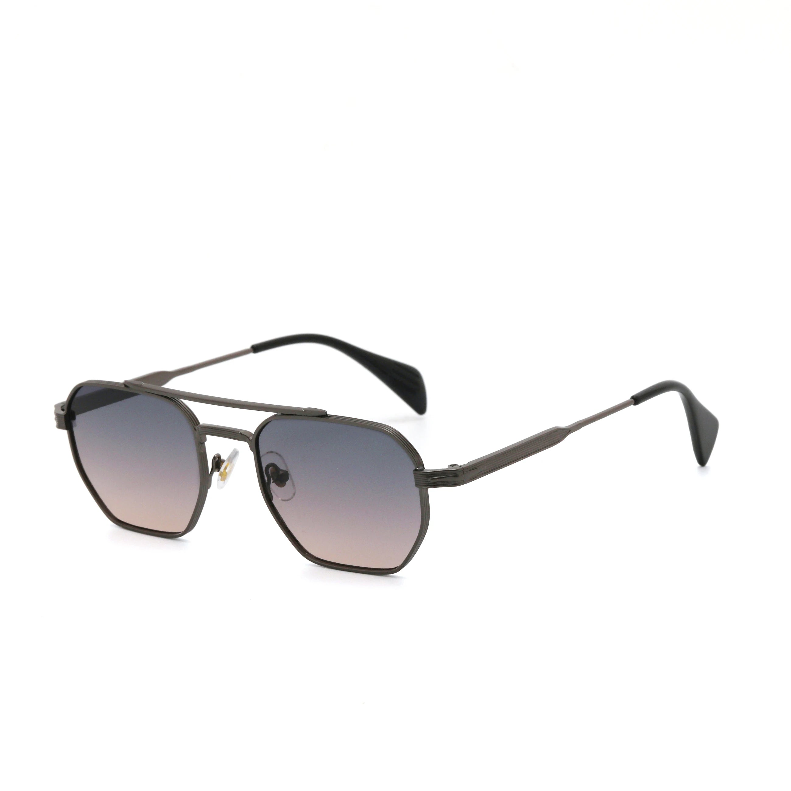 New Square Frame Sunglasses-Fashionable UV400 Metal Polarized Sun Glasses for Driving Sun Protection Luxury Sunglasses