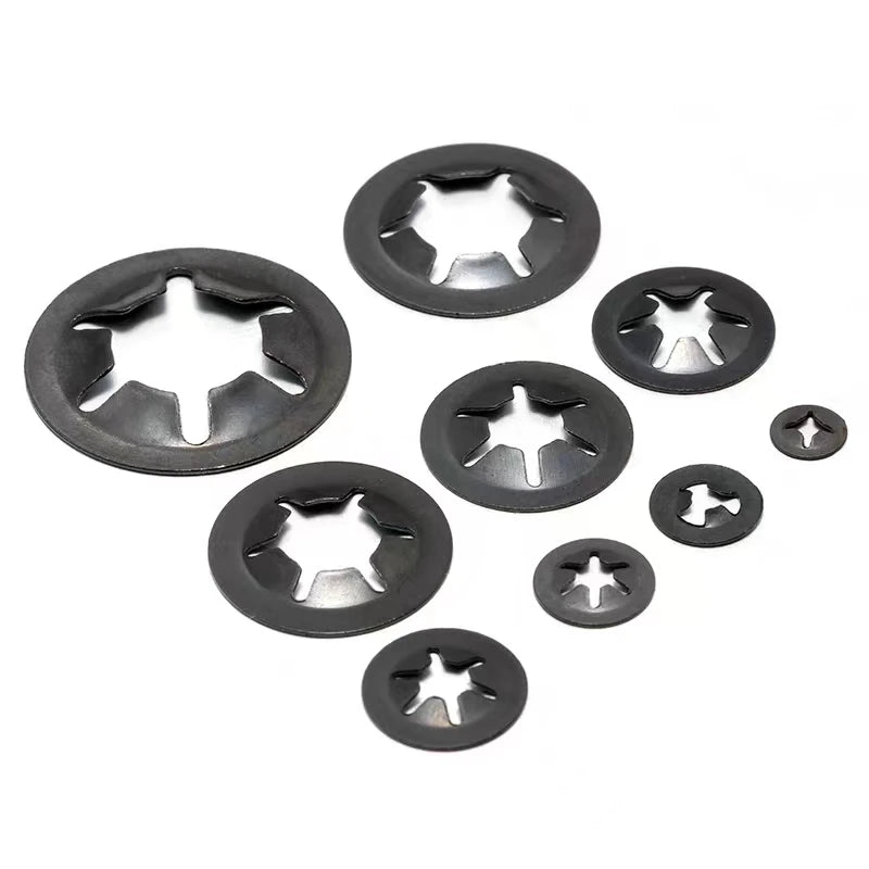 OEM Custom Bonded Split Stainless Steel Zinc Plated Internal Tooth Wedge Anti-skid Lock Washers M3-M30