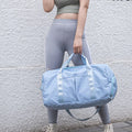 In Stock Custom Logo Waterproof Travel Duffel Shoulder Bag Men Women Gym Sports Bag with Shoes Compartment