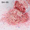 Bulk DIY Epoxy Resin Liquid Quicksand Glitter Hexagon Chunky Glitter Nail Art Sparkle Flakes Sequins 1kg Minimum Order