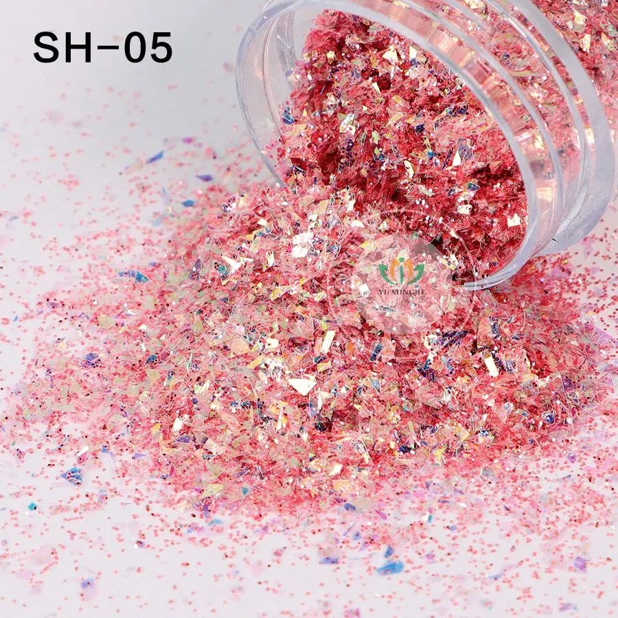Bulk DIY Epoxy Resin Liquid Quicksand Glitter Hexagon Chunky Glitter Nail Art Sparkle Flakes Sequins 1kg Minimum Order