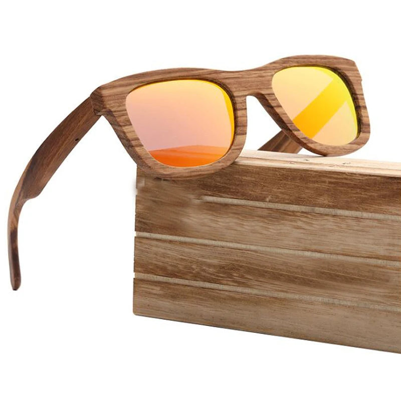 Oversized Wood Men Sun Glasses Sunglasses Gafas De Sol Bambu Polarizadas for Women