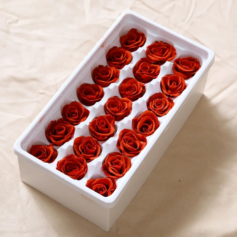 Every Love Class B 2-3 cm Eternal Flower Forever Preserved Flower Japan Rose Bud Mini for Wedding Decor