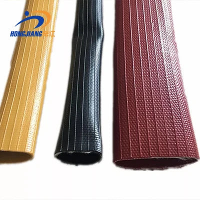 16bar 20bar Red Color Nitrile Rubber NBR Coating Layflat Hose