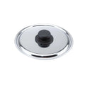 Italian 32 cm Stainless Steel Cookware Black Bakelite Handle Sleeves Kitchen Cooking Dishes Great Price Including OEM Metal Lids
