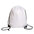 Custom Logo 210D/420D Nylon and Polyester Drawstring Backpack with Letter Pattern Custom Size for Gym & Outdoor Use