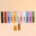 MUB Empty Mini 5ml Portable Round Aluminum Perfume Atomizer Empty Bottom Refillable Perfume Bottle