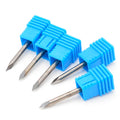 Carbide Three-Faces CNC Engraving Tool Pyramid CNC Router Bits for Stone Jade Wood Milling Cutters V Seres