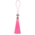 Hot Sale Free Sample Chinese Knot Curtain Keychain Charm Polyester Trim Tassell 8cm for Home Decor Best Choice