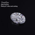 Competitive Price Oval Cut Lab Grown Diamond Large Carat Oval Loose Lab Diamonds on Sale