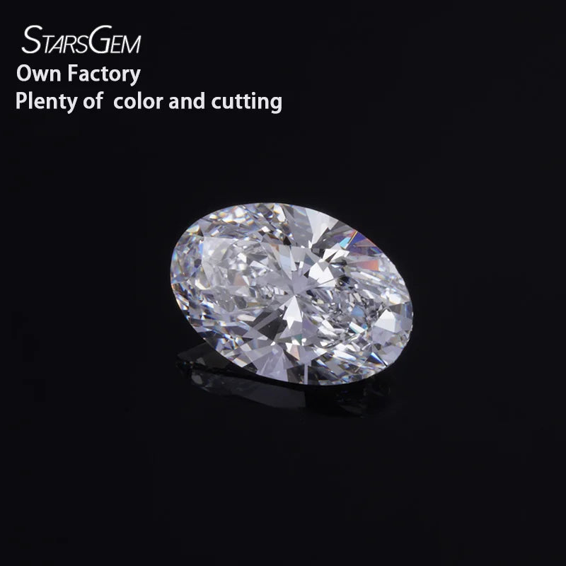 Competitive Price Oval Cut Lab Grown Diamond Large Carat Oval Loose Lab Diamonds on Sale