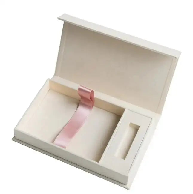 Custom Exquisite Wedding Linen Cloth Photo Album Packaging Box
