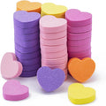 Heart Shape Mini Nail Buffer Block Double-Sided 100/180 Grit Sponge Nail Files for Manicures